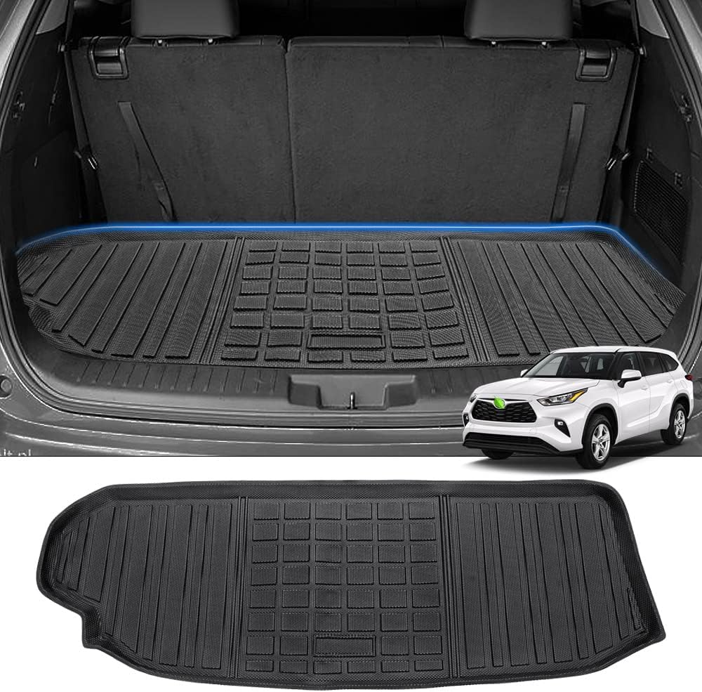 Black All Weather Cargo Liner Trunk Floor Mat S900