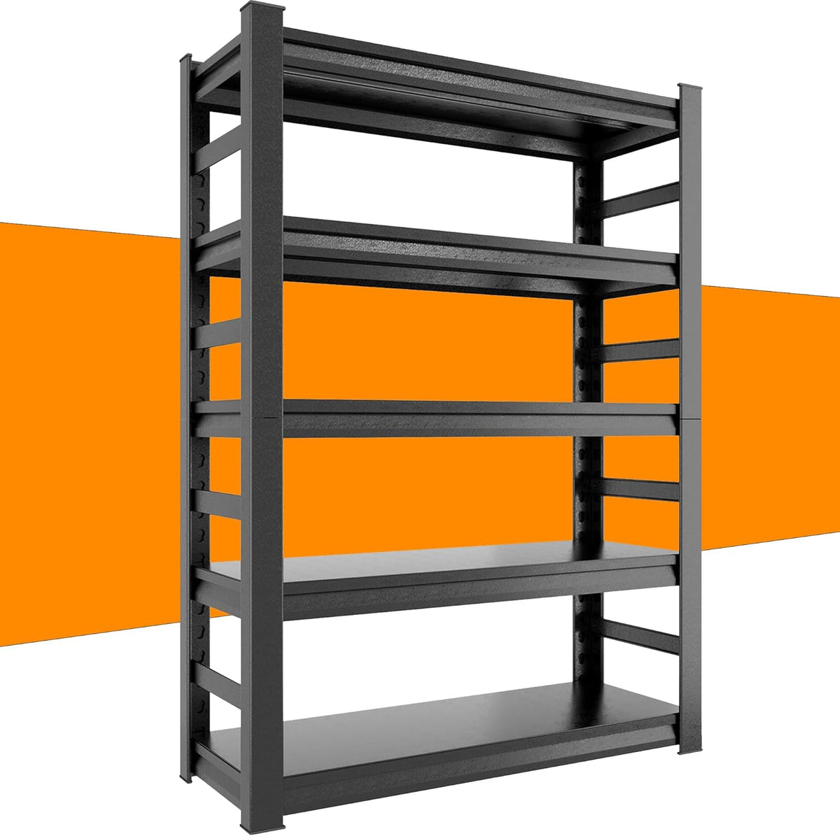 5 Tier Adjustable Metal Garage Shelving 31.5" W X 15.7" D X 63" H I8004