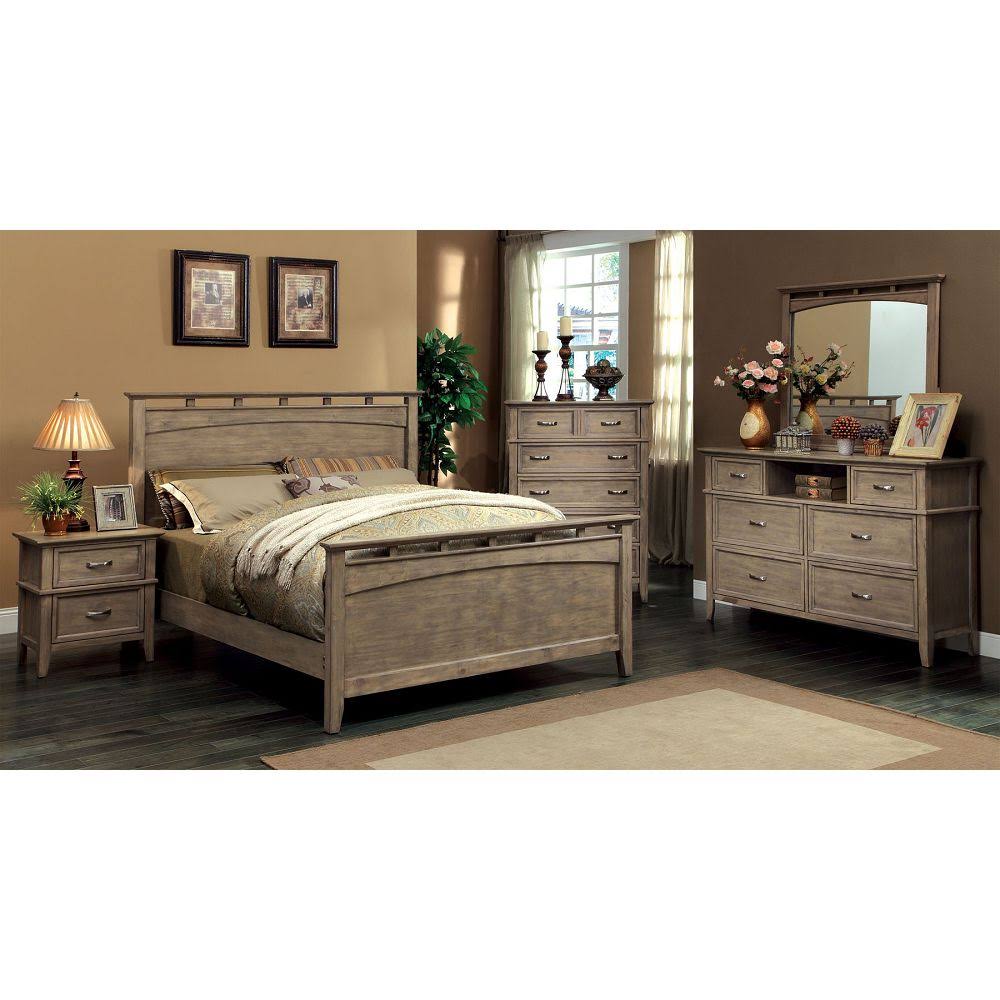 Queen Panel Bed F28133