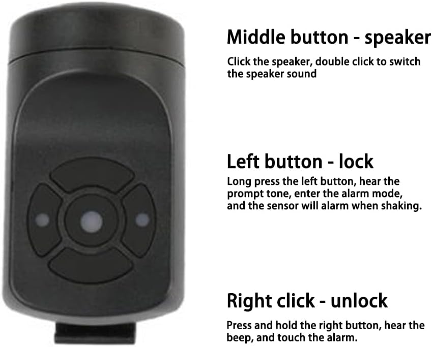 120Db USB Rechargeable Electric Bike Horn with 4 Sound Modes J1069