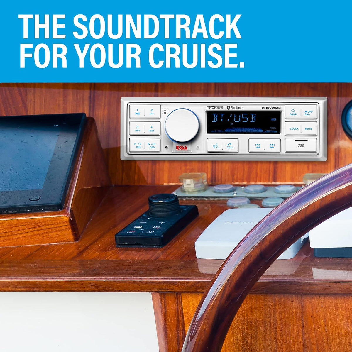 Weatherproof Marine Radio Receiver with Bluetooth V952
