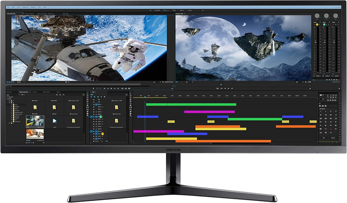 34" Ultrawide Monitor with 21:9 Wide Screen Q523533