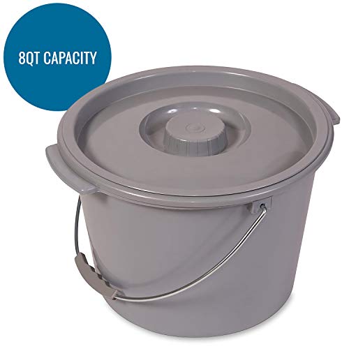 White Steel Portable Toilet W430