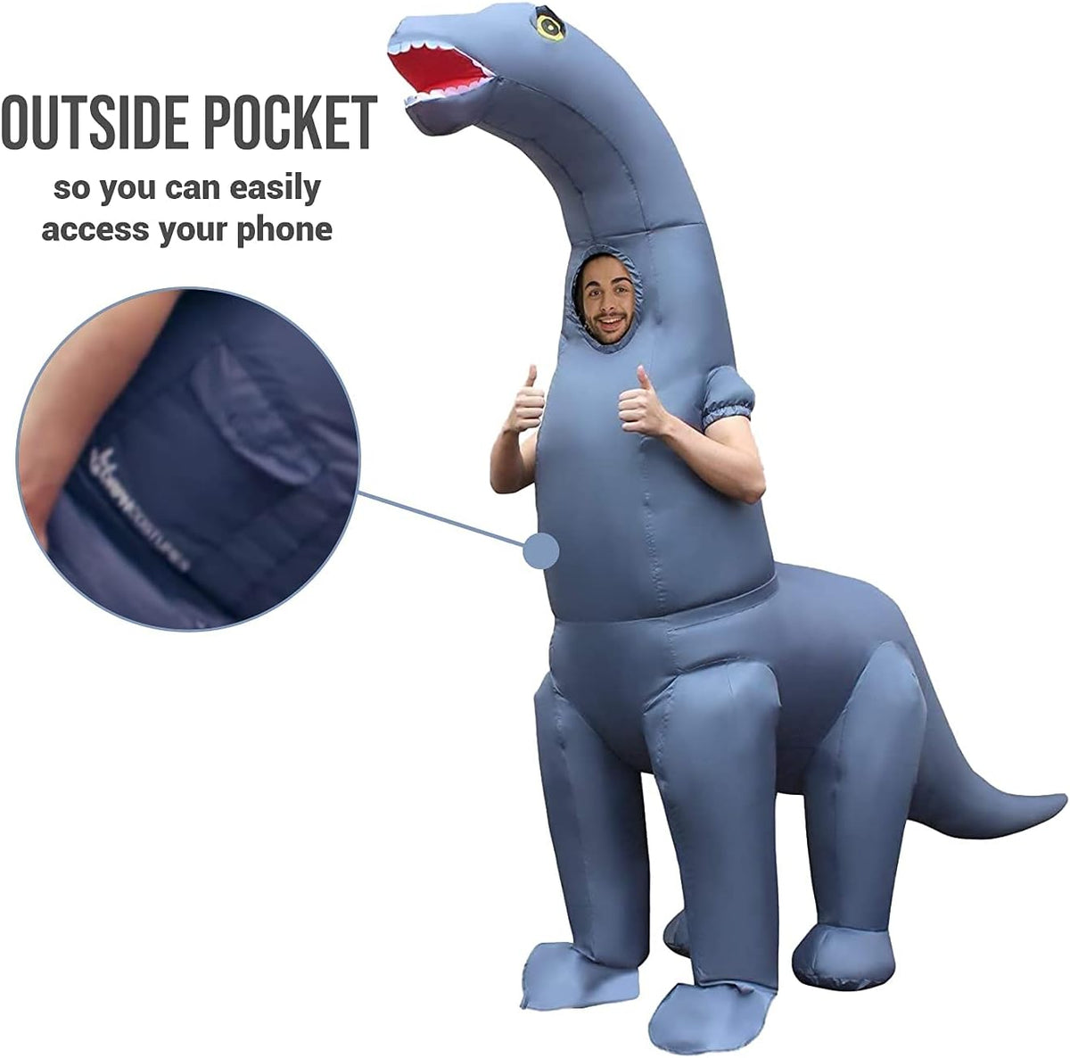 Inflatable Dinosaur Costume Adult K71635