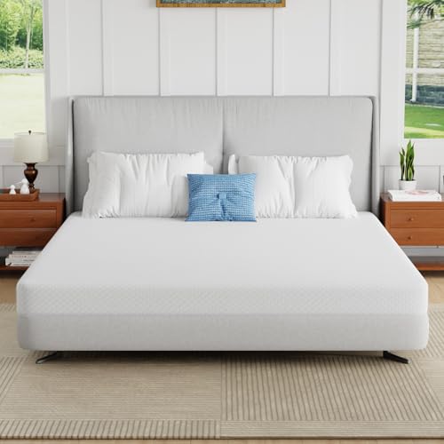 Queen Bamboo Charcoal Gel Infused Memory Foam Mattress L279445