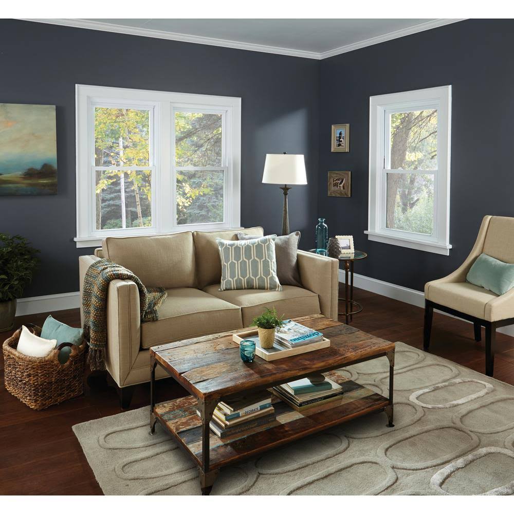 White Vinyl Double Hung Window Z49913