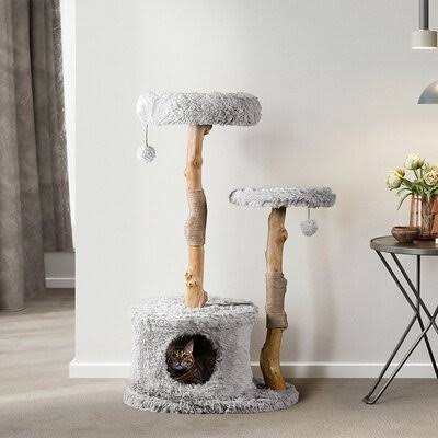 43x22 Double Branch Cat Tree S124442