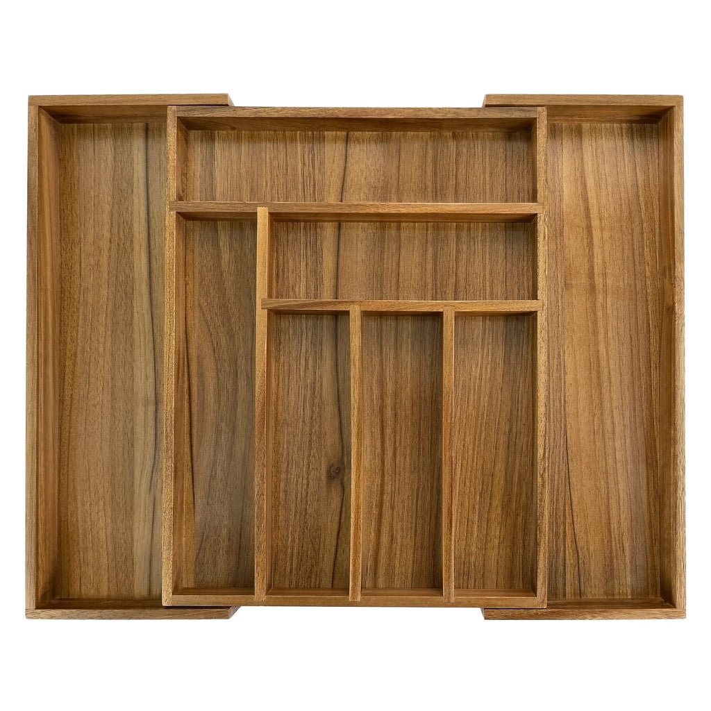 Acacia 8 Compartment Cutlery Tray Organizer Q328