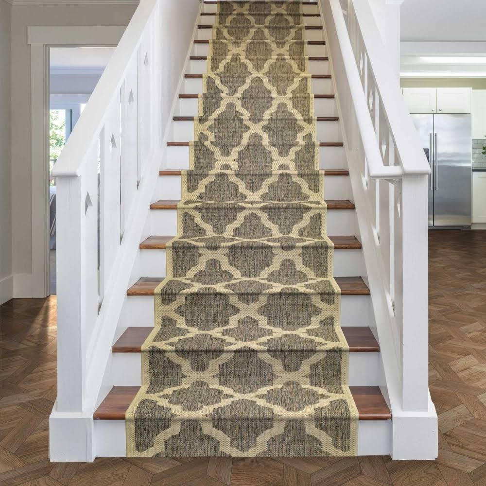 Trellis Tweed Stair Carpet Runner 2 foot R7727