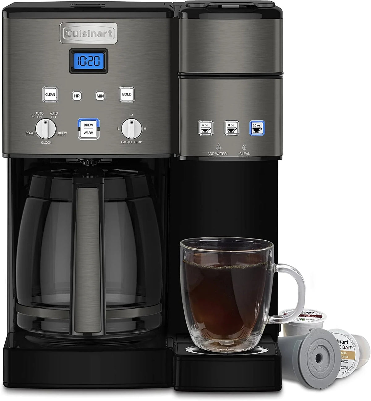 12 Cup Coffee Maker And Single-Serve Brewer Black K74058