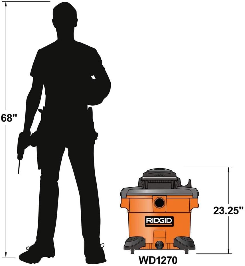 12 Gal 5.0-Peak HP Wet Dry Vac E458146