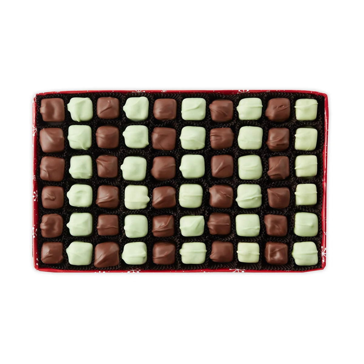 Milk Chocolate And Pastel Candy With A Mint Chocolate Center, 1 Lb Y51078