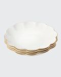 Scalloped Appetizer Plate Set of 4 K438