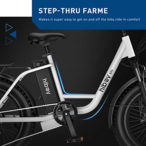 Electric Bike with 960W Peak Motor, 25mph Max Speed, 720WH Removable Battery, 20" Electric Bicycle with Shimano 7 Speed and Front Suspension Y1380