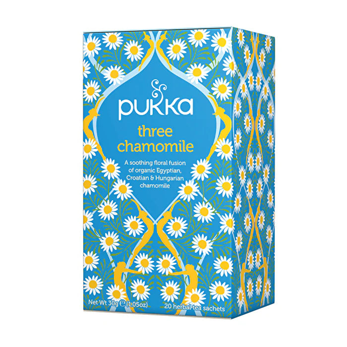Organic Three Chamomile Tea Bags X19906