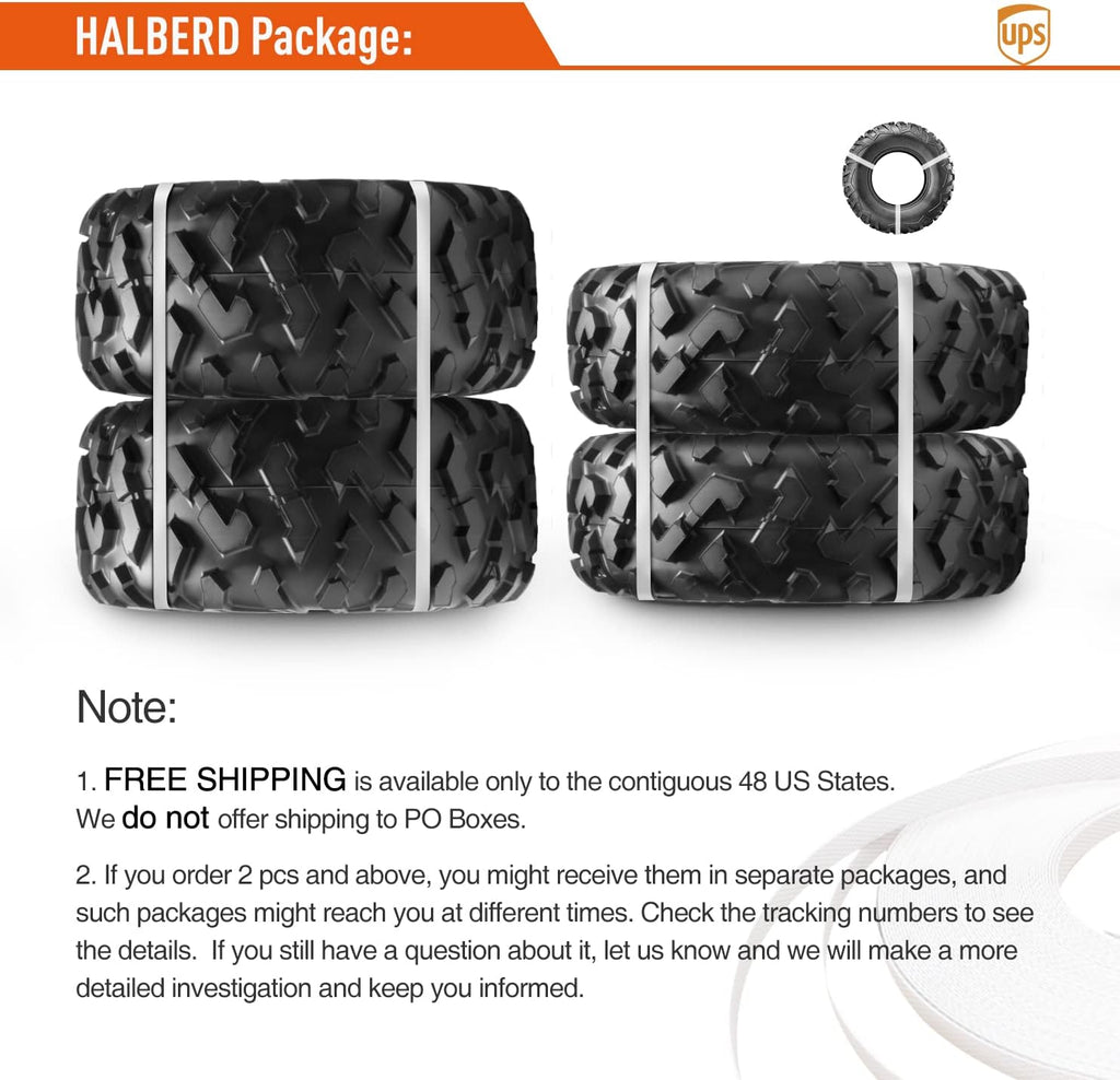24x8-12 & 24x10-12 6PR All Terrain ATV UTV Tires I780105