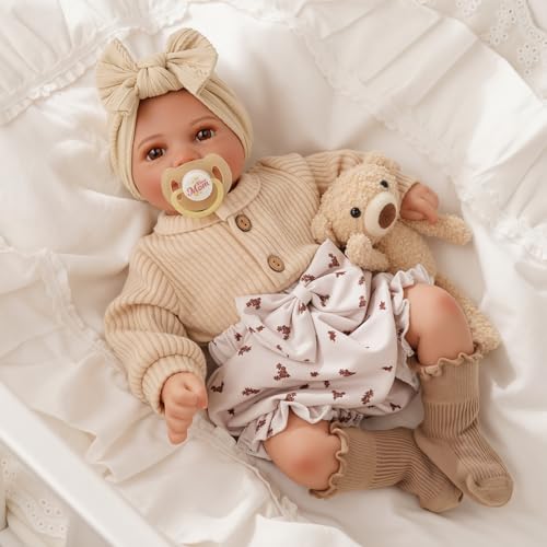 17Inch Soft Vinyl Realistic Poseable Baby Doll I5437