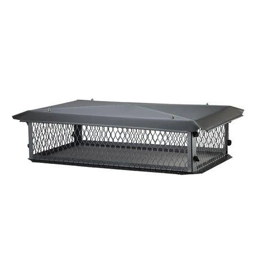 Black 17x17 Multi-Flue Chimney Cap T7427