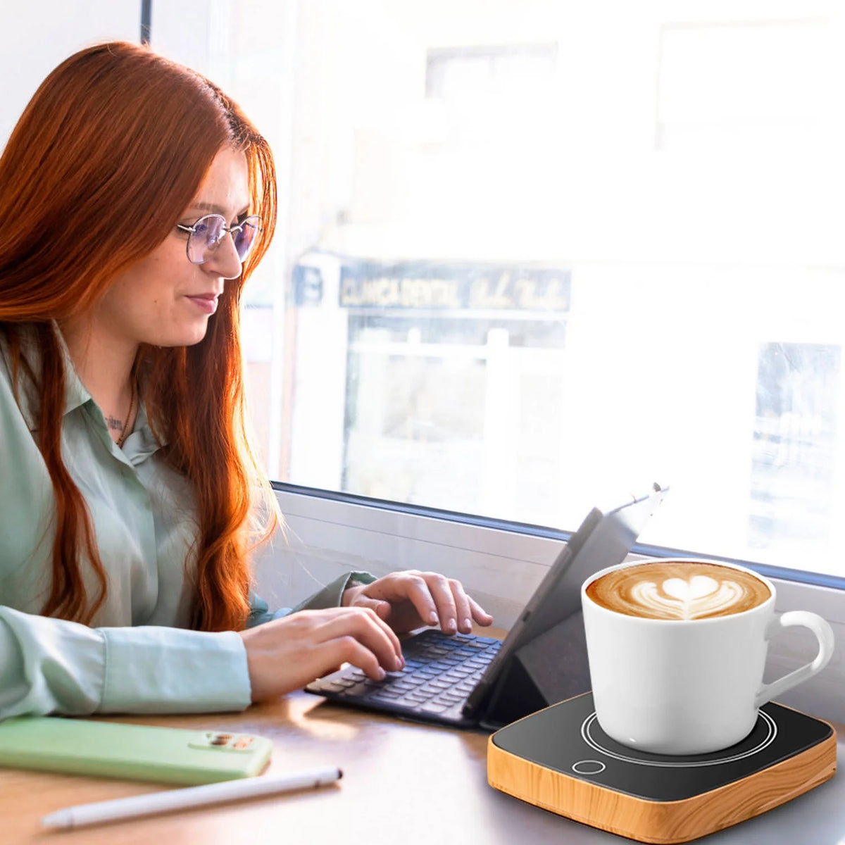 16W Electric Milk Cup Warmer with 3 Temp Settings R79307