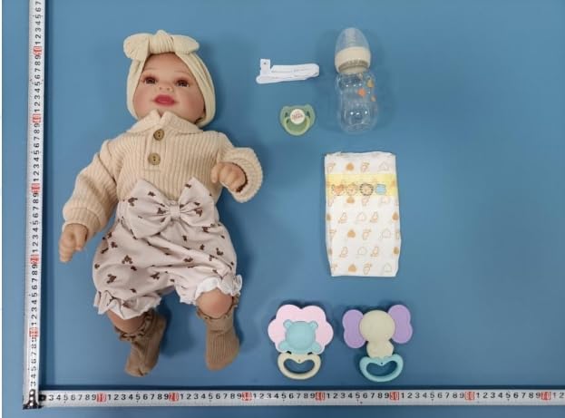 17Inch Soft Vinyl Realistic Poseable Baby Doll I5437