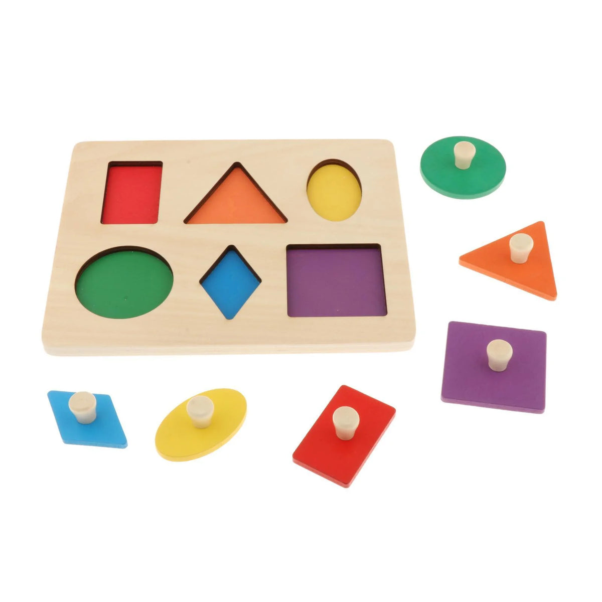 Wooden Shape Puzzles Educational Toy W120