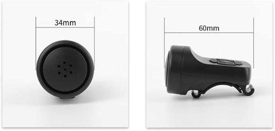120Db USB Rechargeable Electric Bike Horn with 4 Sound Modes J1069