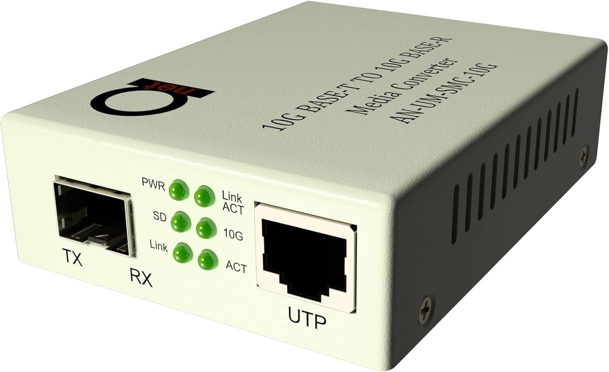 10 Gigabit Fiber to 10G Copper UTP Ethernet Media Converter J756621