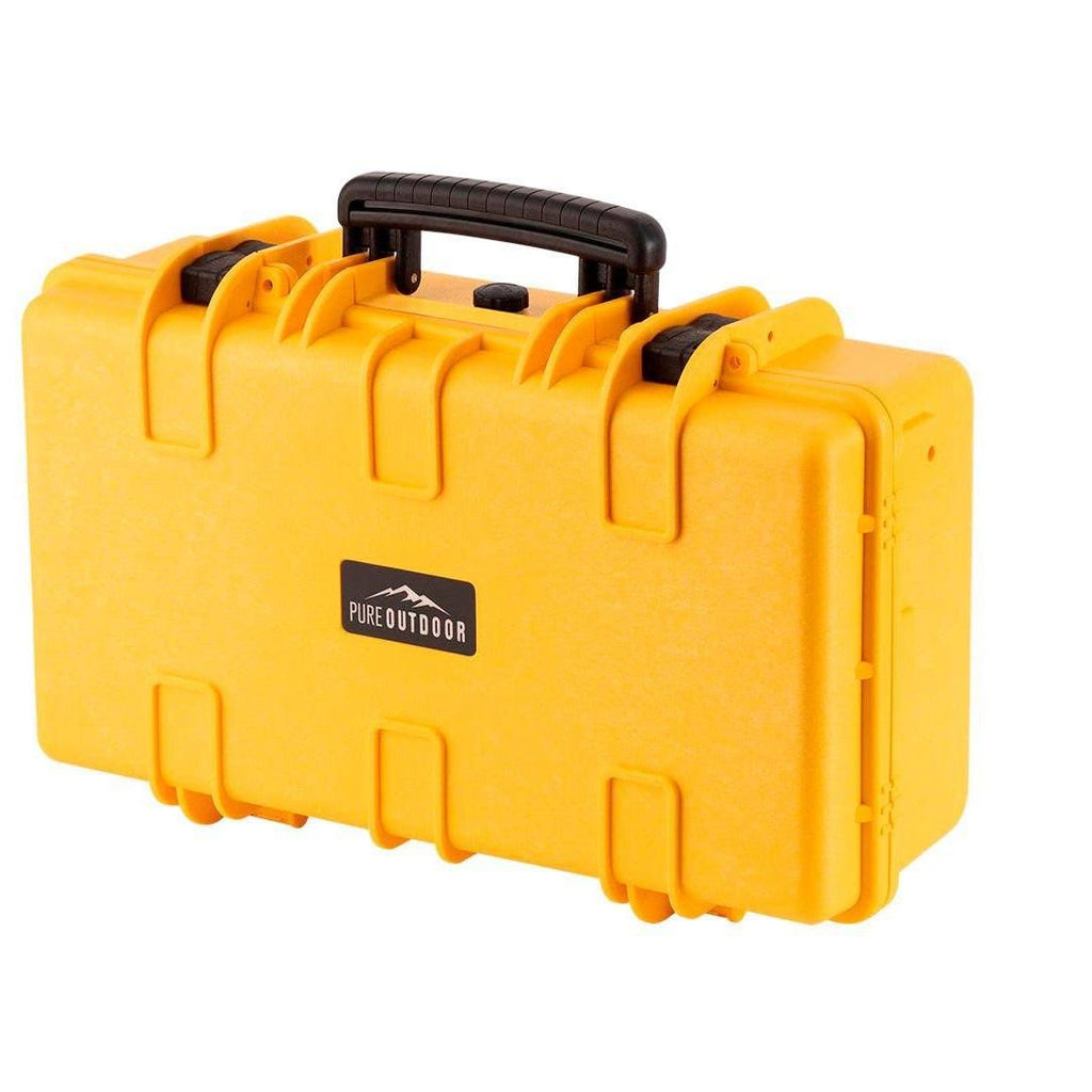 Weatherproof Hard Case 22in x 14in x 8in Yellow Customizable Foam X20442