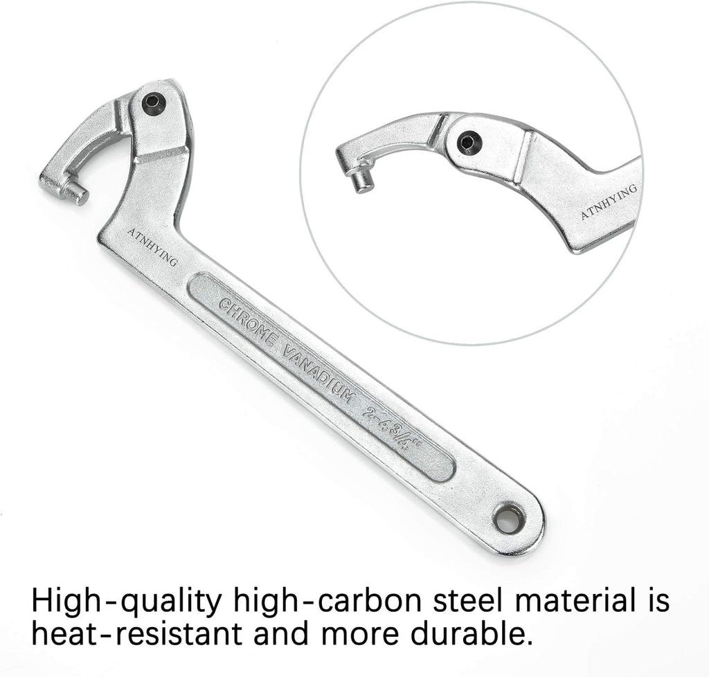 4 Pc Adjustable C Pin Spanner Wrench Set W33320