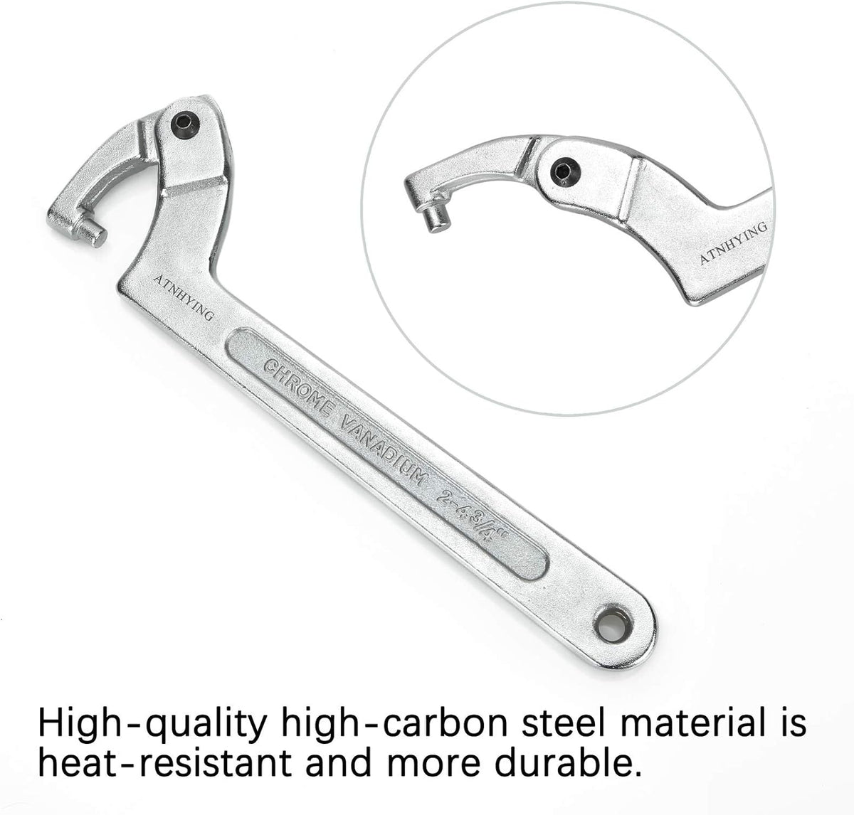 4 Pc Adjustable C Pin Spanner Wrench Set W33320
