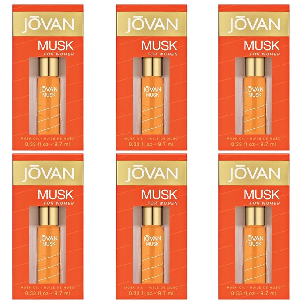 Pack of 6 Musk Oil 0.33 oz O847816