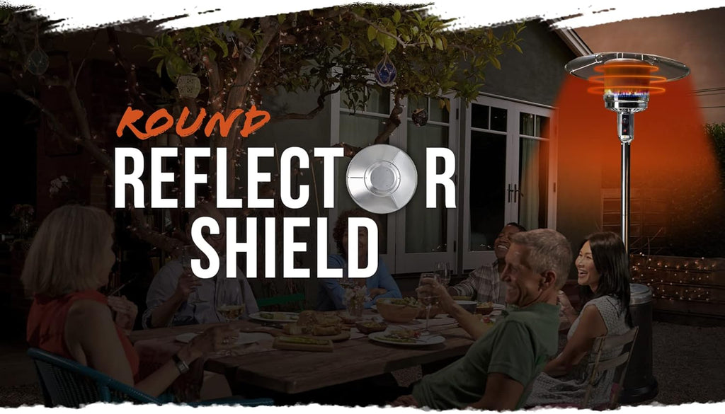Patio Heater Aluminum Reflector Shield 32" Round E8755