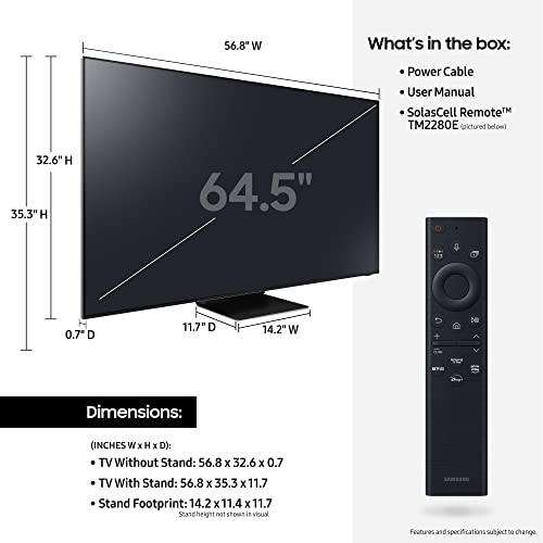 65-Inch Neo QLED 8K Mini LED Smart TV U77110