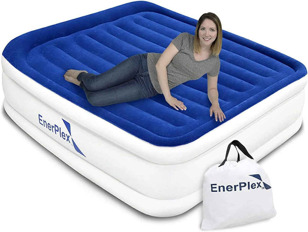 Luxury 15 Inflatable Twin Air Mattress with Built-in Dual Pump E295581