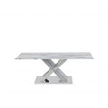 Marble Glass Top Coffee Table Z323055