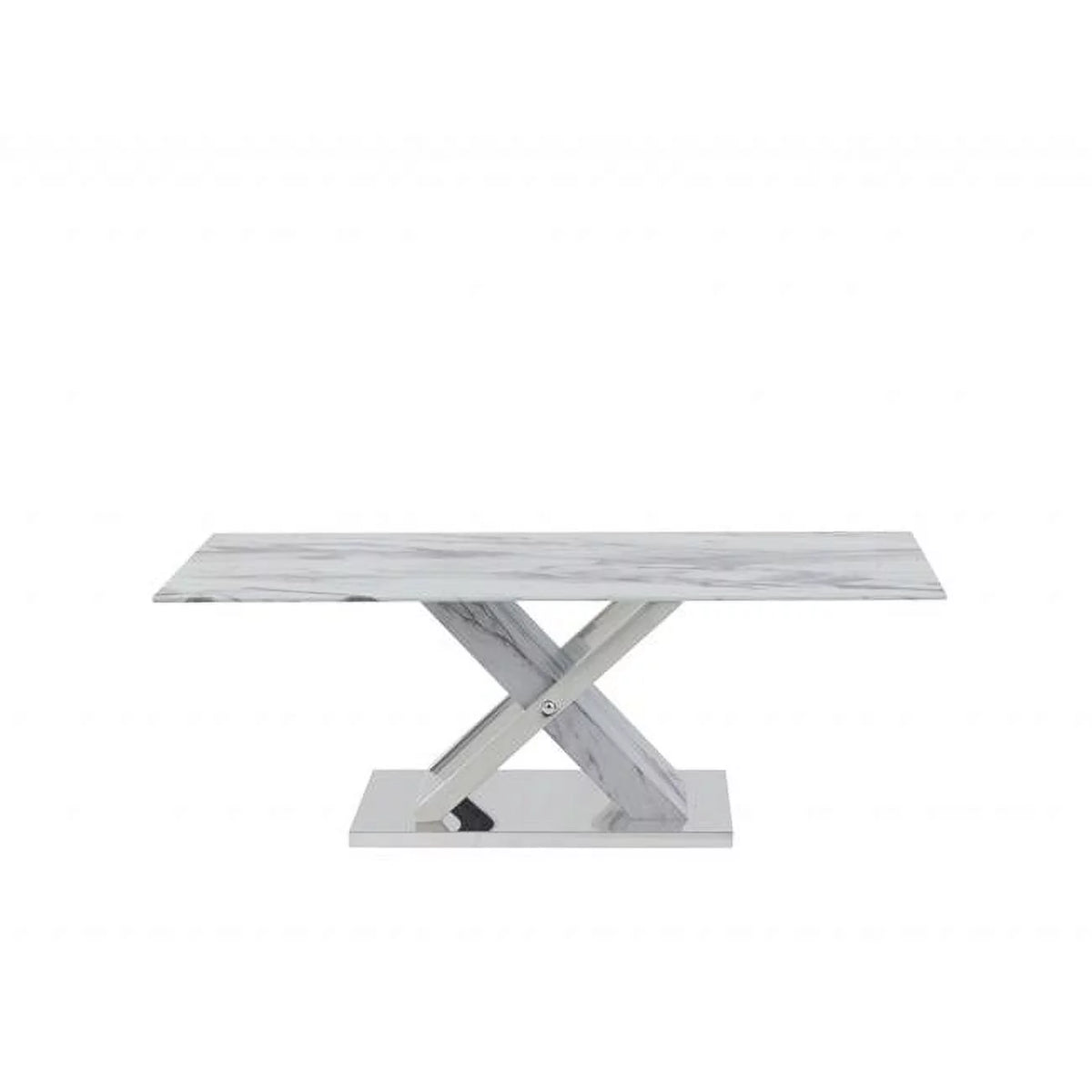Marble Glass Top Coffee Table Z323055