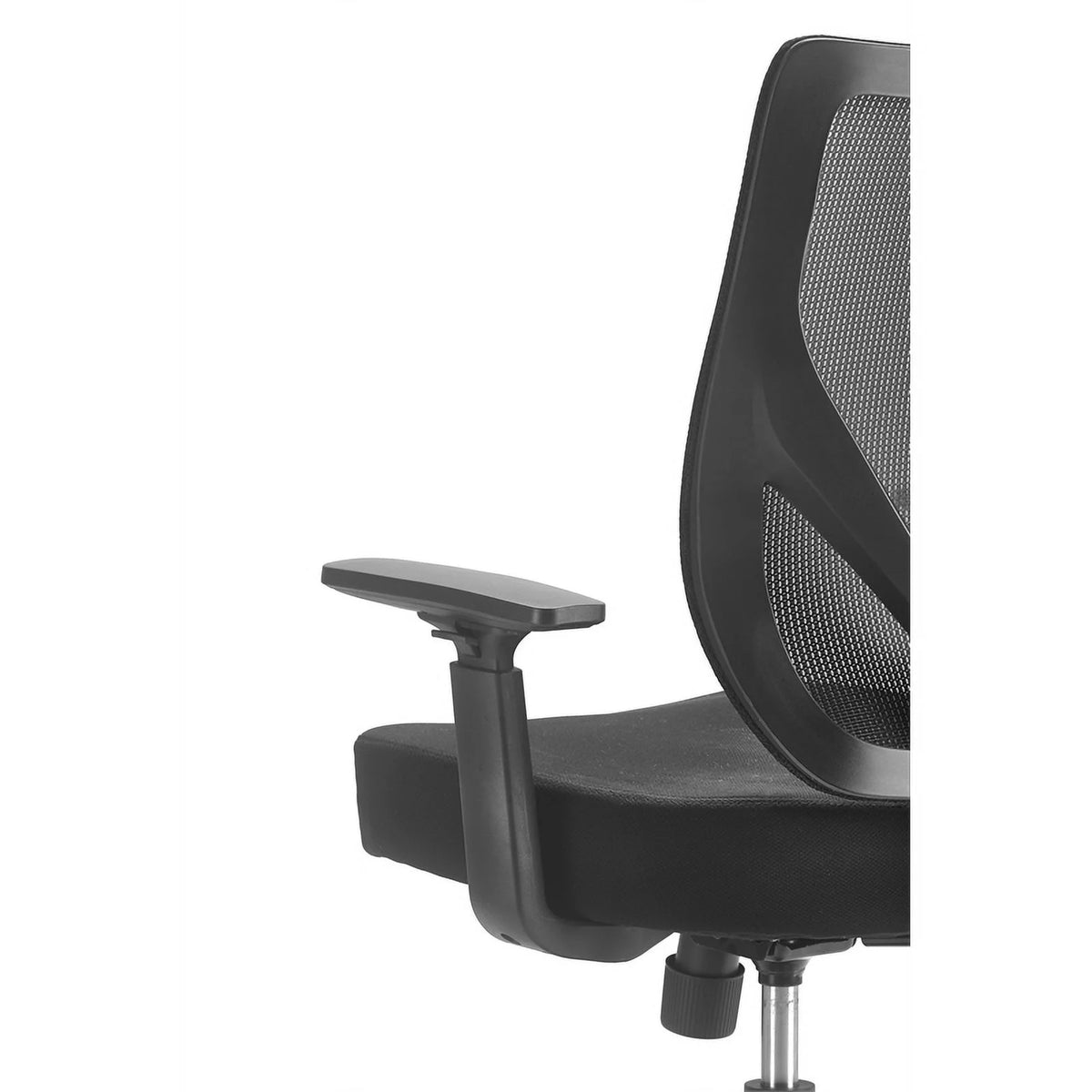 Black Mesh Office Chair with Nylon Base C7387