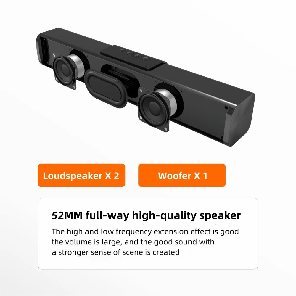 Wireless Bluetooth Sound Bar with RGB Lights J10406