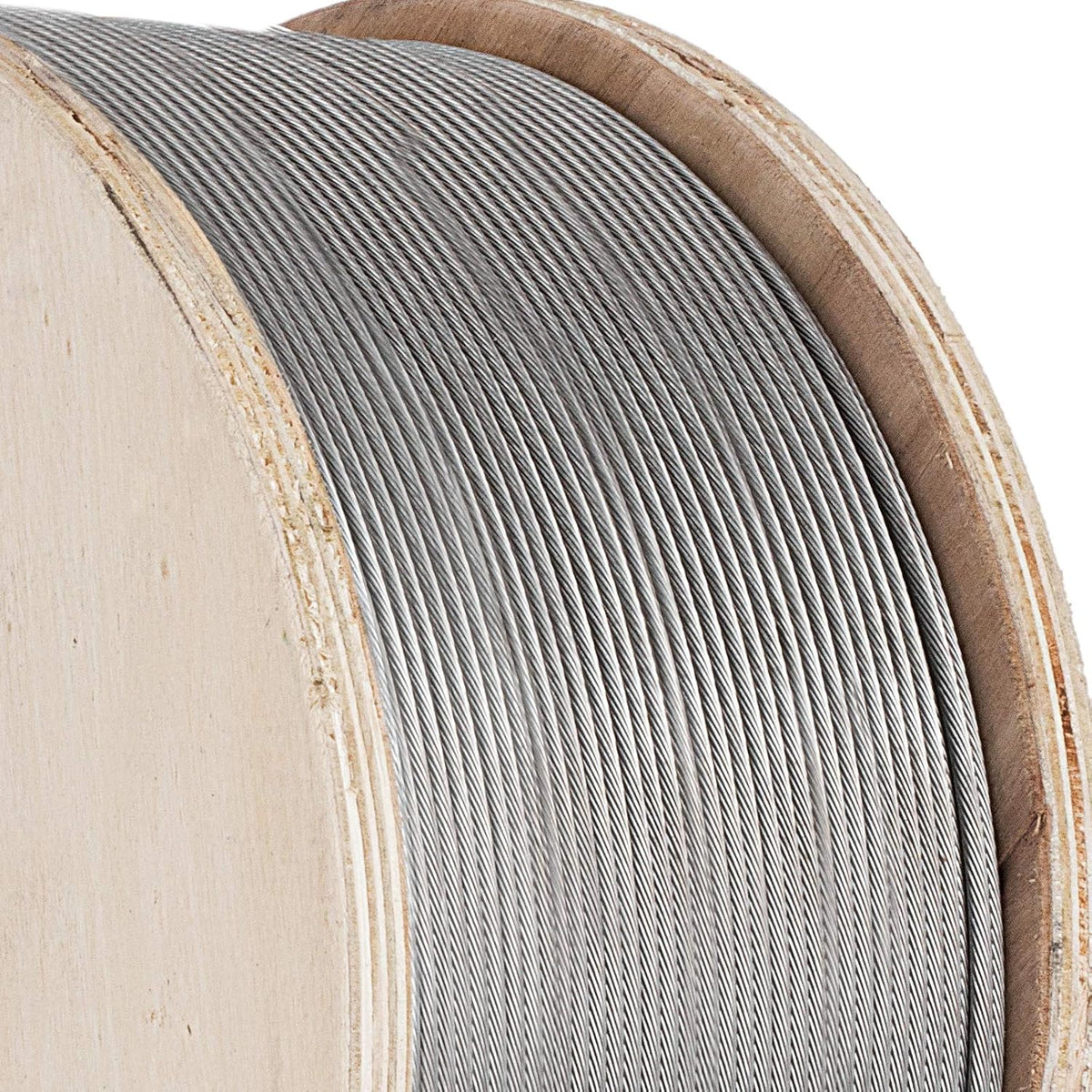 1/8" 1x19 Stainless Steel Wire Rope 500ft V275284