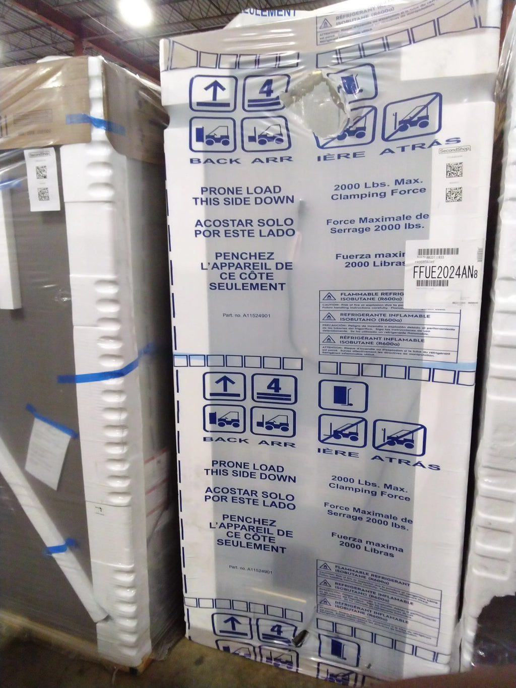 20 Cu Ft Upright Freezer with Auto-Close Doors H74462