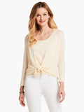 Linen-Blend Cardigan C144686