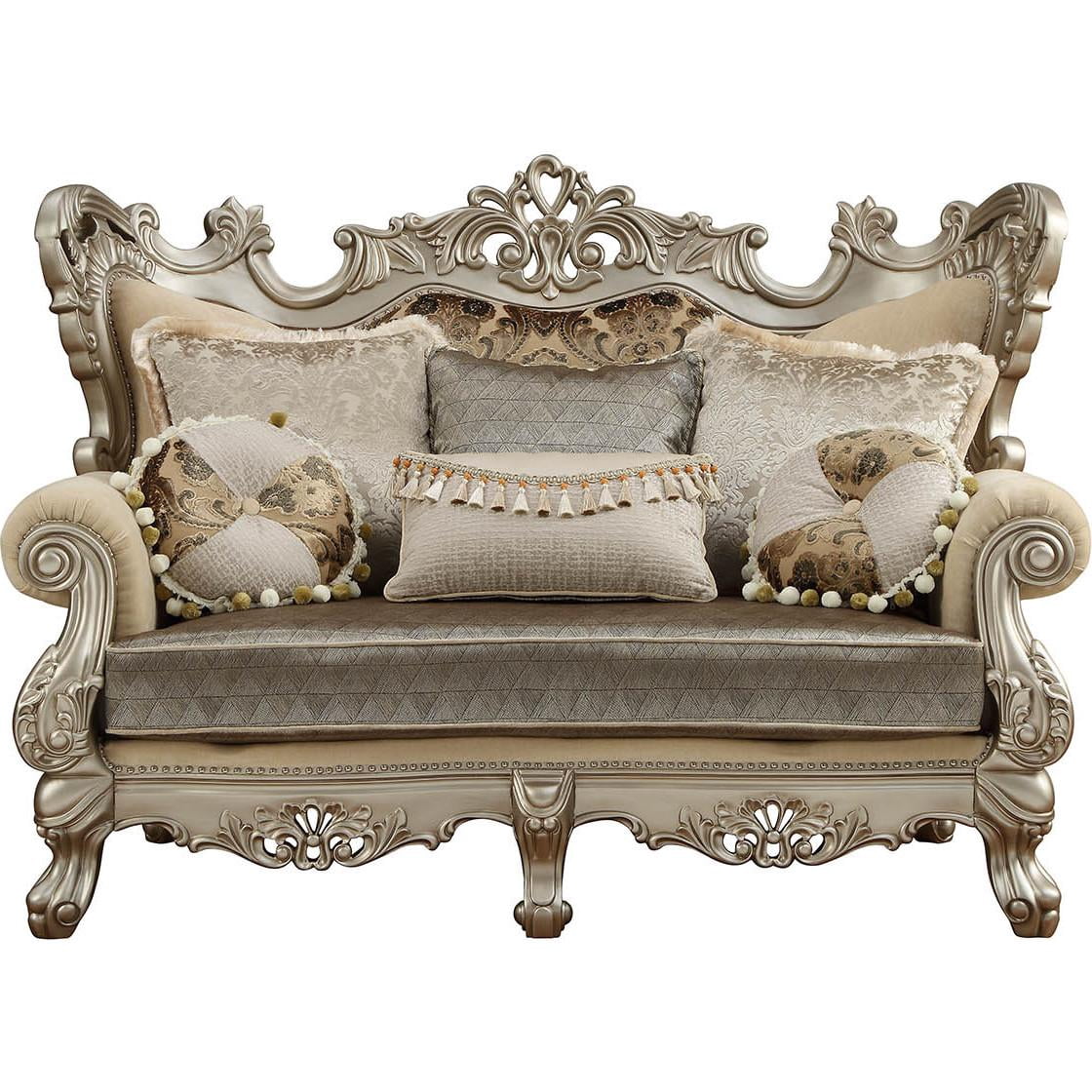 Champagne Fabric Sofa Set U639