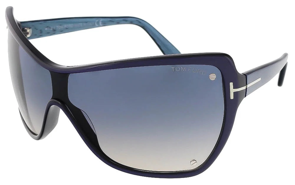 Midnight Blue Rectangle Sunglasses B160