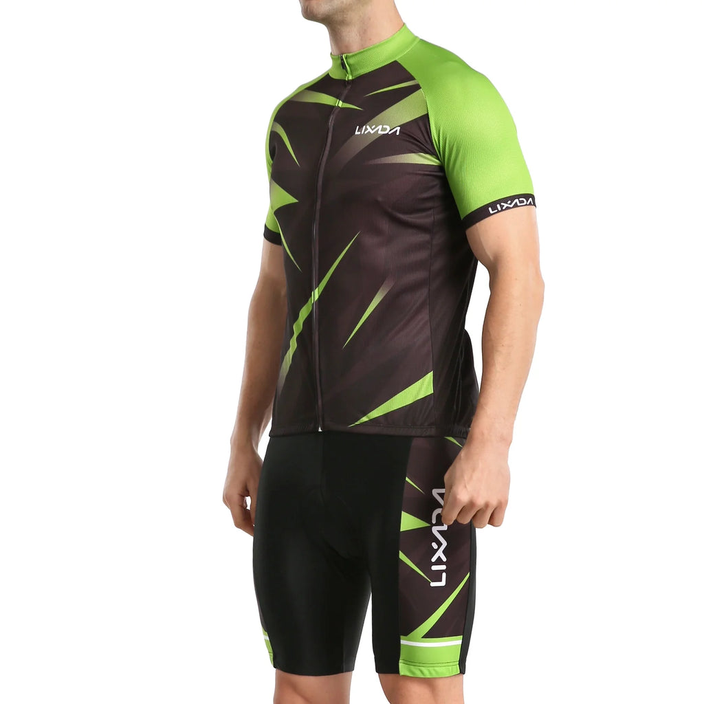 Breathable Padded Cycling Shirt Set X5374