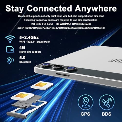 10 inch 128GB Storage 14GB RAM Android 14 Tablet O98734