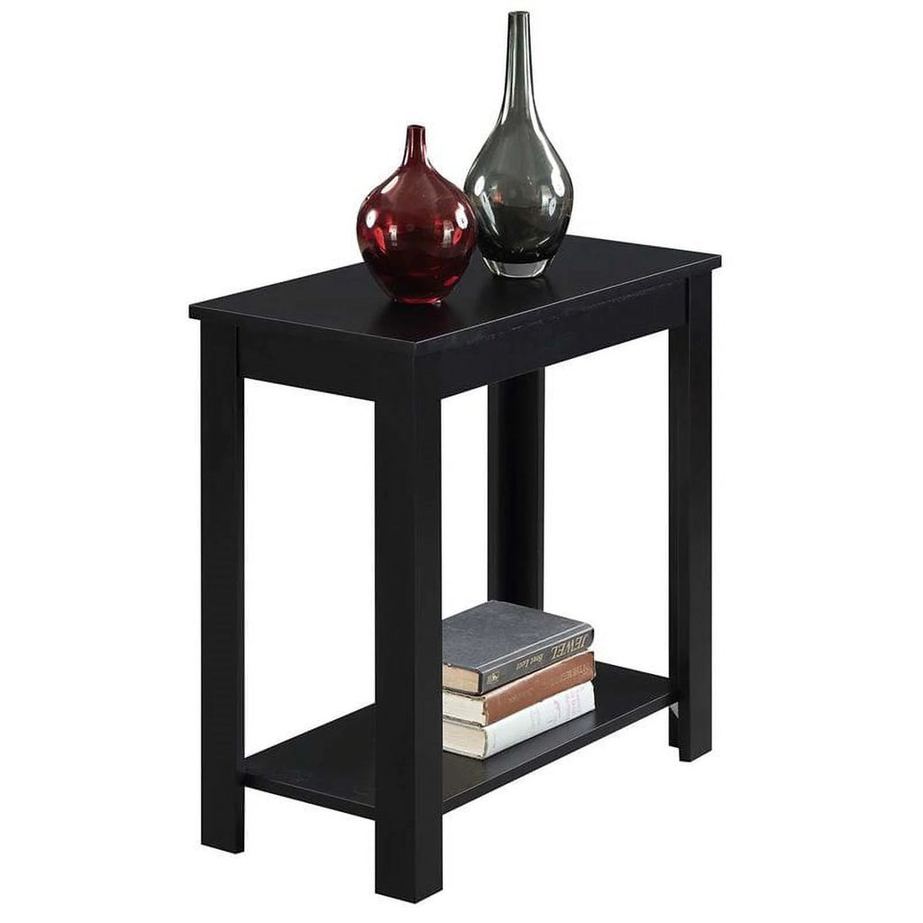 Black Chairside End Table Set of 2 R10147