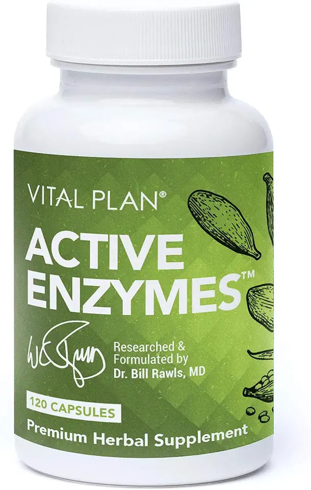 120 Capsules Digestive Enzymes Supplement W325