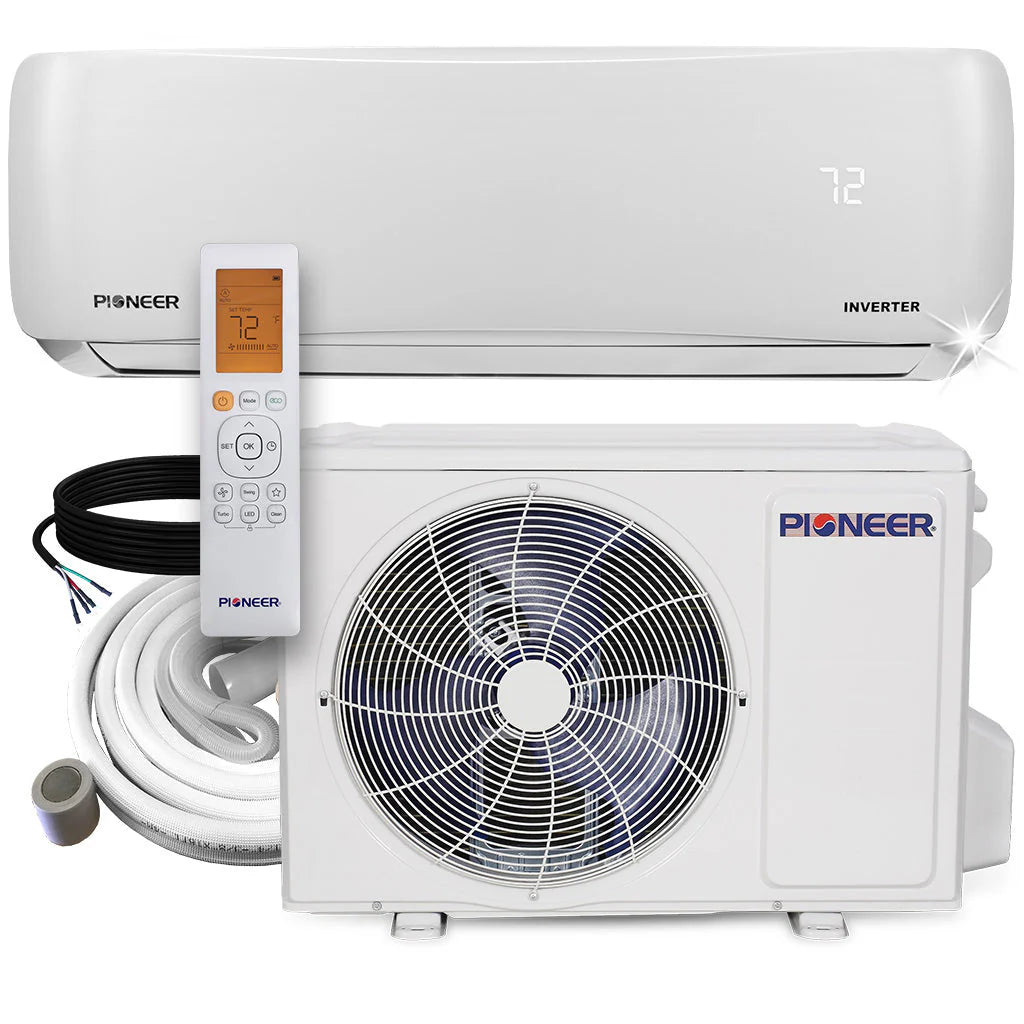 12,000 BTU 20 SEER 115V Ductless Mini-Split Inverter Air Conditioner Heat Pump System J452596