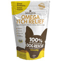 Omega Itch Relief Dog Supplement with Vitamin E Flax Oil and Salmon Oil 70 Chews T142