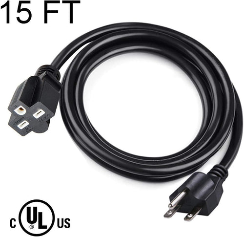 15FT 14 Gauge SJTW Power Extension Cord O891935